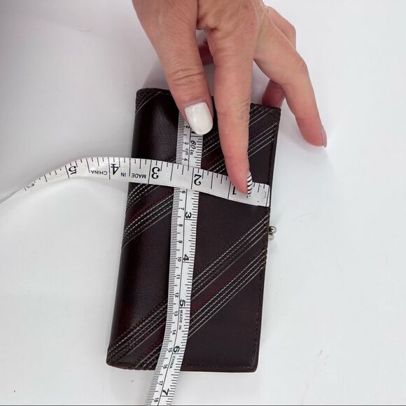 Vintage brown wallet 80s - Picture 5 of 7